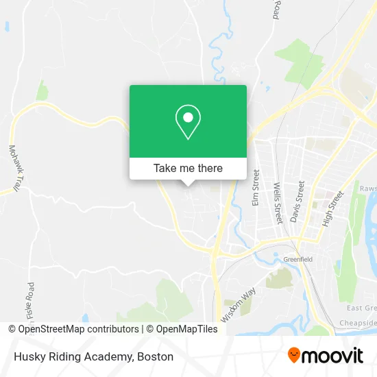 Husky Riding Academy map