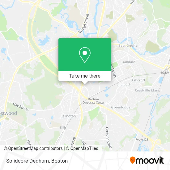 Solidcore Dedham map