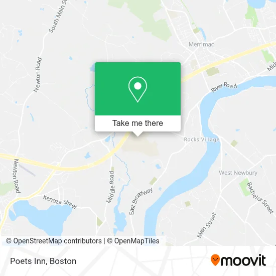 Poets Inn map