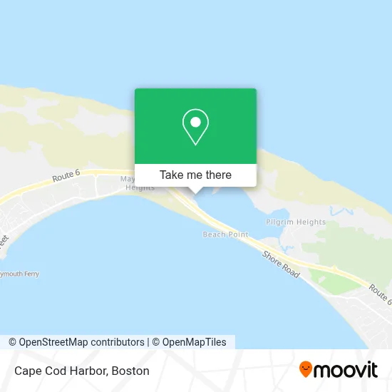 Cape Cod Harbor map