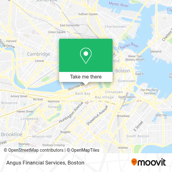 Angus Financial Services map