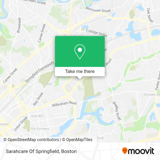 Sarahcare Of Springfield map