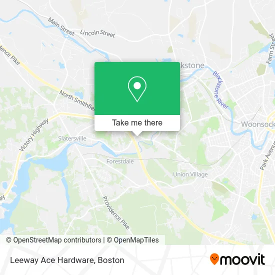 Leeway Ace Hardware map