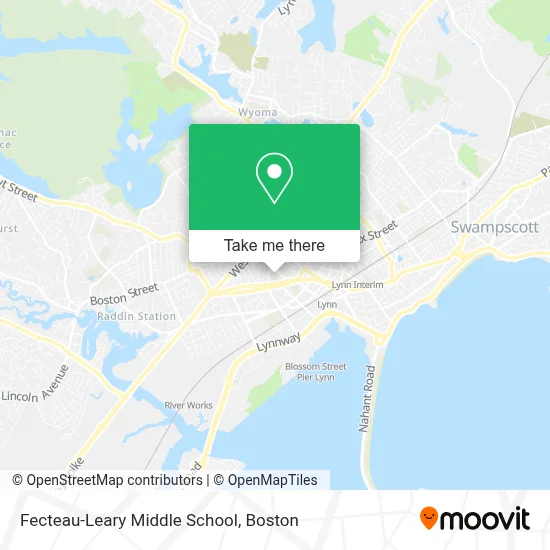 Fecteau-Leary Middle School map