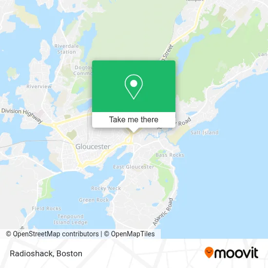 Radioshack map