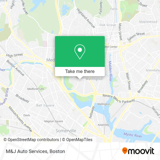 M&J Auto Services map