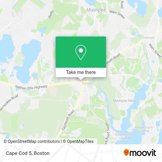 Cape Cod 5 map