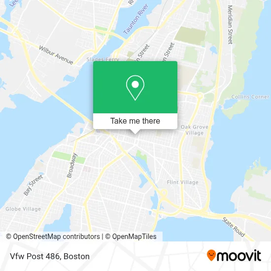 Vfw Post 486 map