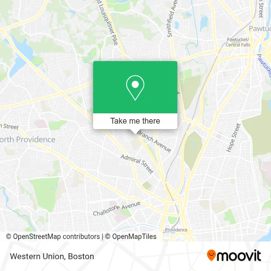 Western Union map