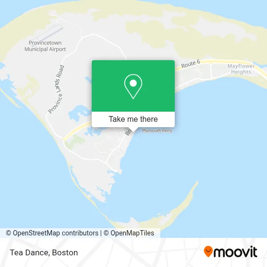Tea Dance map