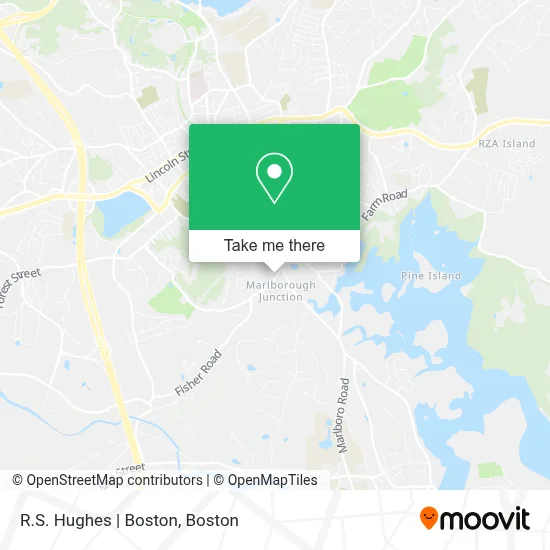 R.S. Hughes | Boston map