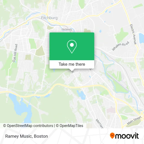 Ramey Music map
