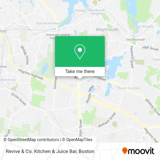 Revive & Co. Kitchen & Juice Bar map