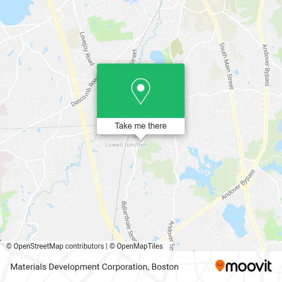 Materials Development Corporation map