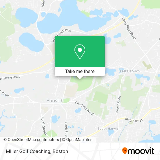 Miller Golf Coaching map