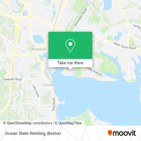 Ocean State Welding map