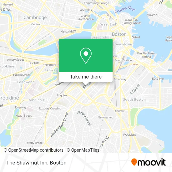 The Shawmut Inn map