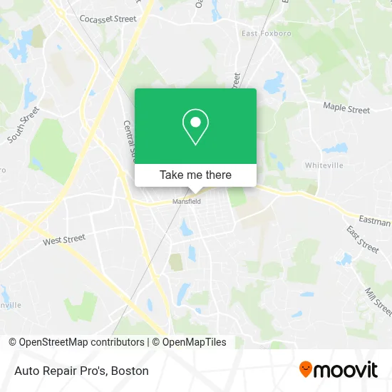 Auto Repair Pro's map