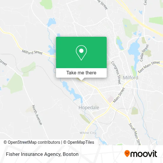 Fisher Insurance Agency map