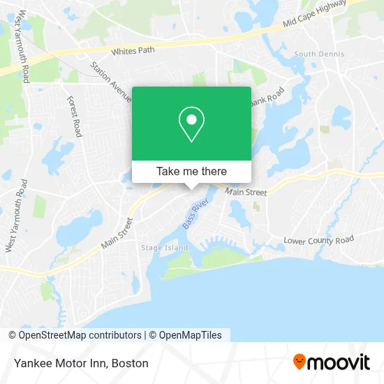 Yankee Motor Inn map