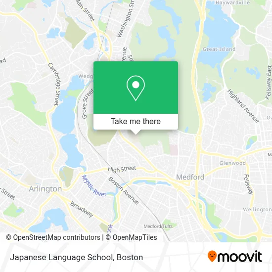 Japanese Language School map