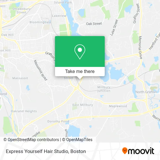 Express Yourself Hair Studio map