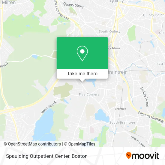 Spaulding Outpatient Center map