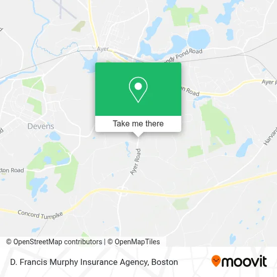 D. Francis Murphy Insurance Agency map