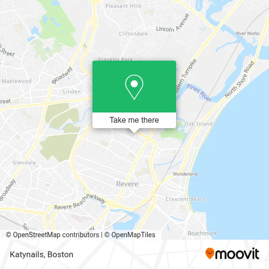 Katynails map
