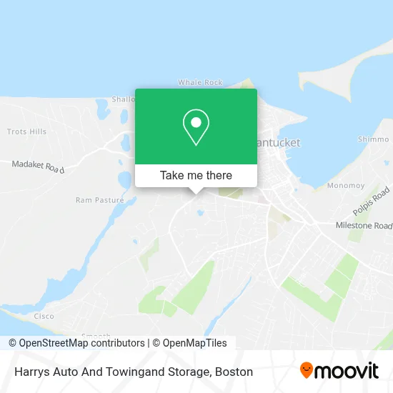 Harrys Auto And Towingand Storage map