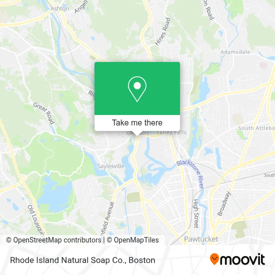 Rhode Island Natural Soap Co. map