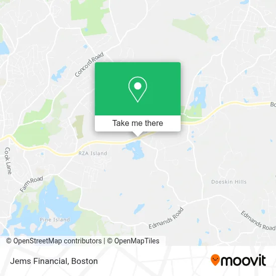 Jems Financial map