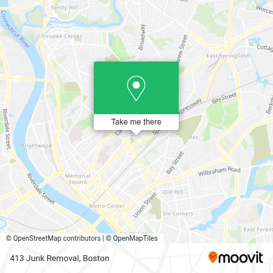 413 Junk Removal map