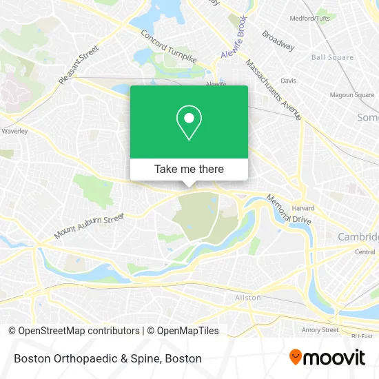 Boston Orthopaedic & Spine map