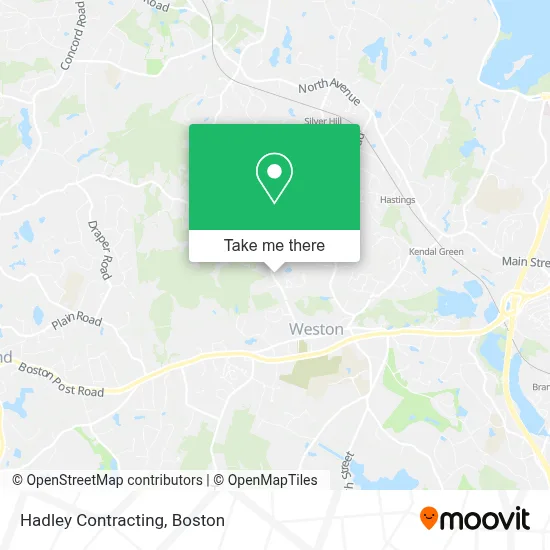 Hadley Contracting map