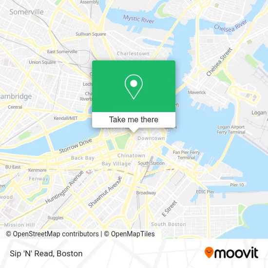 Sip 'N' Read map