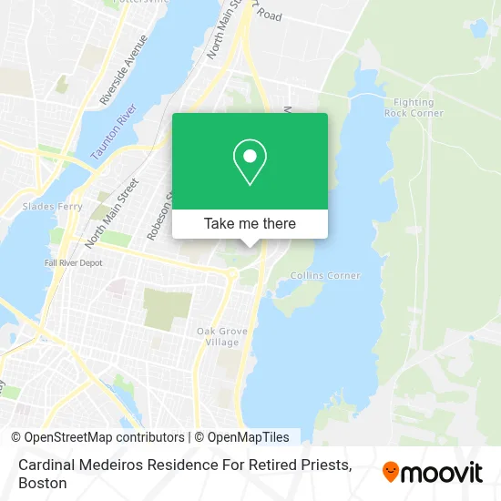 Cardinal Medeiros Residence For Retired Priests map