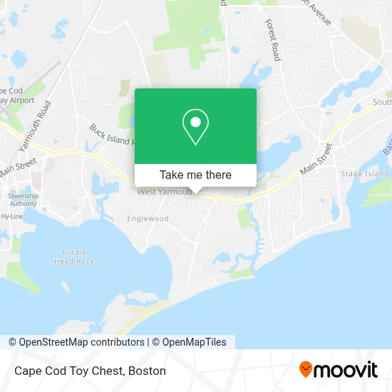 Cape Cod Toy Chest map