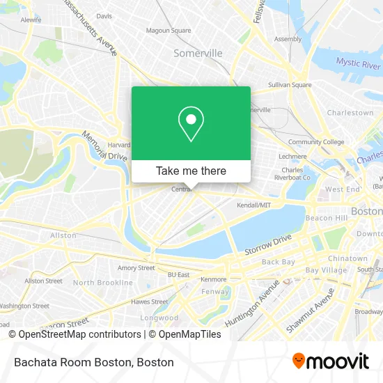 Bachata Room Boston map