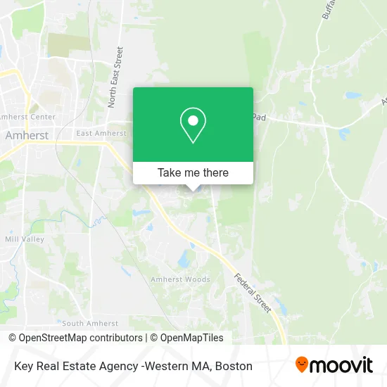 Key Real Estate Agency -Western MA map