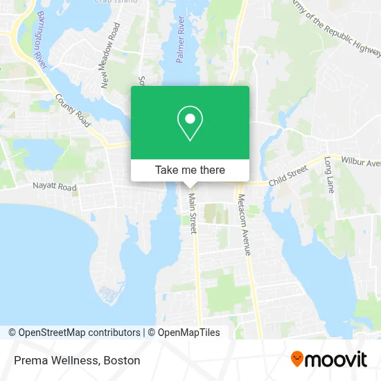 Prema Wellness map