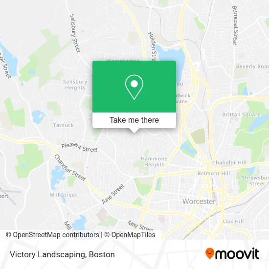 Victory Landscaping map