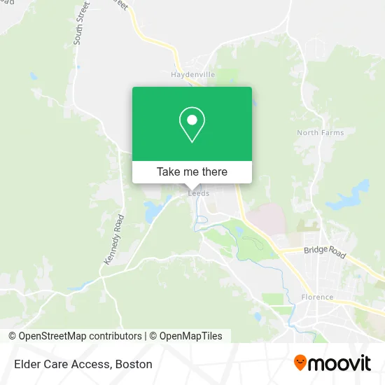 Elder Care Access map