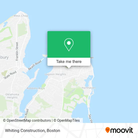 Whiting Construction map
