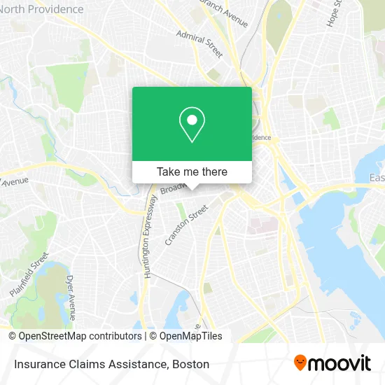 Insurance Claims Assistance map
