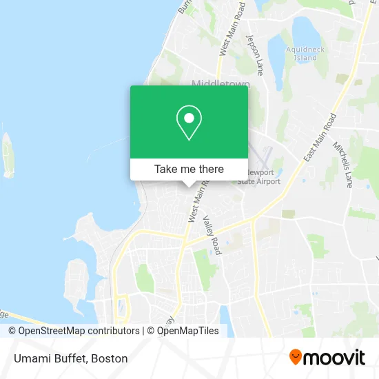 Umami Buffet map