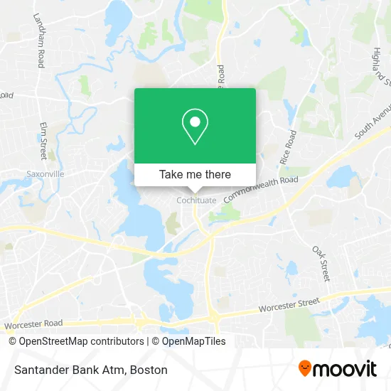 Santander Bank Atm map