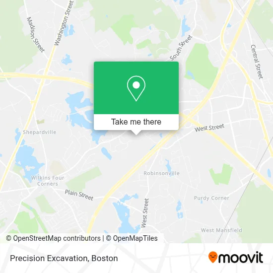 Precision Excavation map
