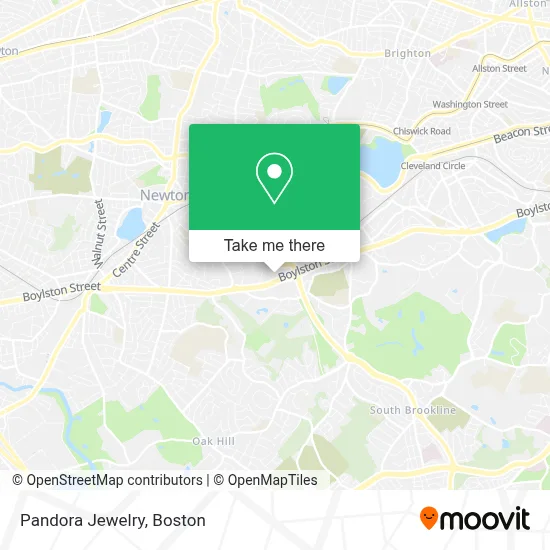 Pandora Jewelry map