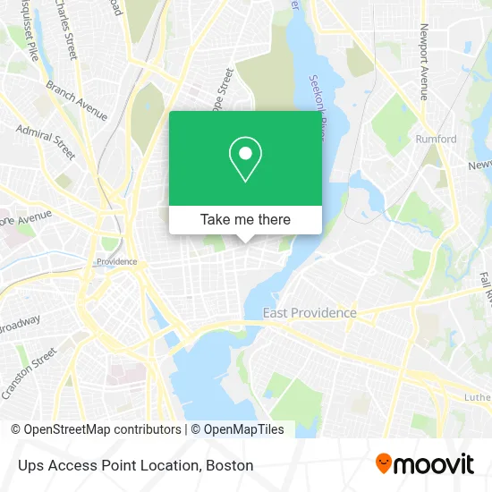 Ups Access Point Location map